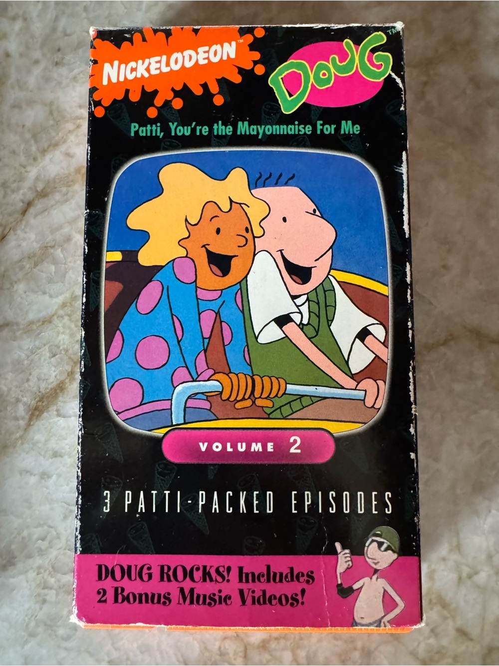 Nickelodeon Doug Volume 2 VHS — Colorful Cartoon Covert